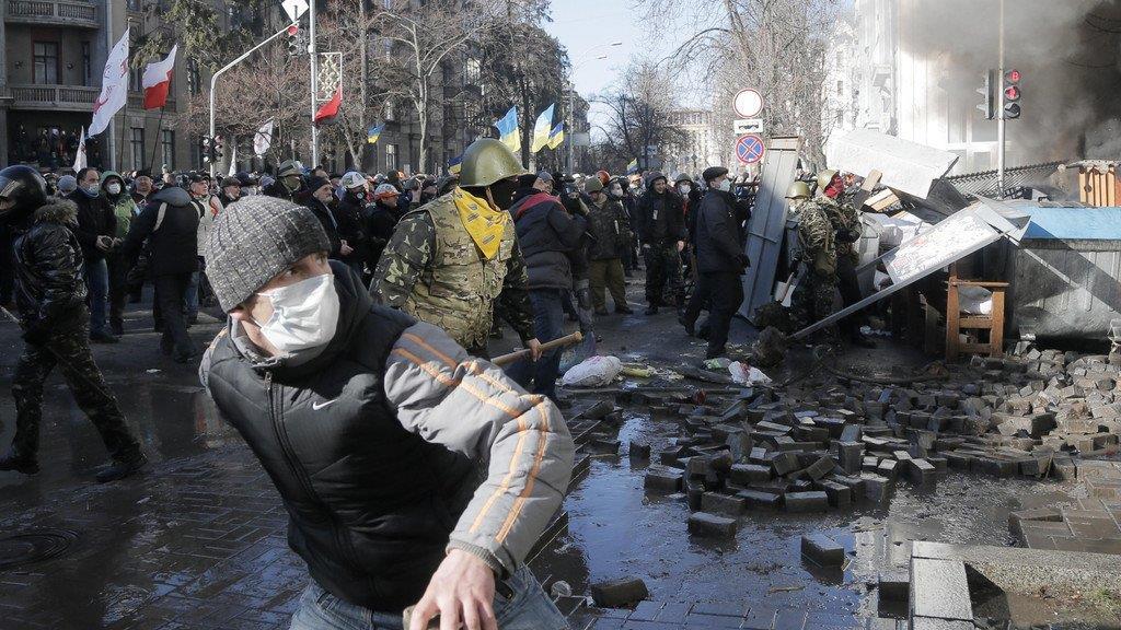 Gewalt-Eskalation in Kiev