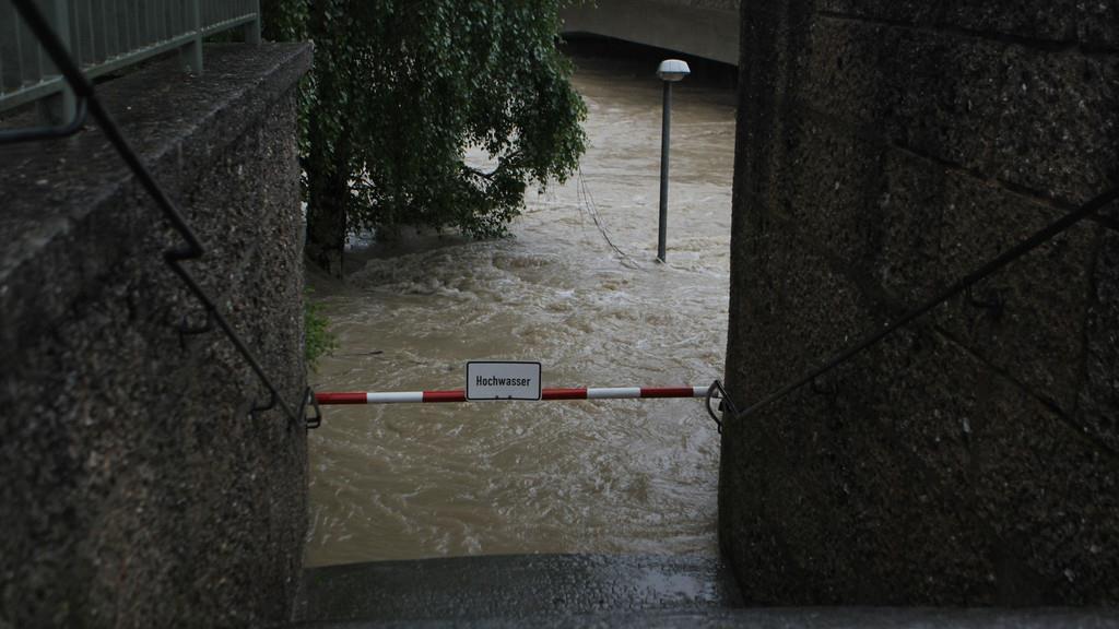 Hochwasser in Trostberg