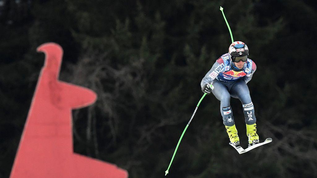 Abfahrtstraining in Kitzbühel