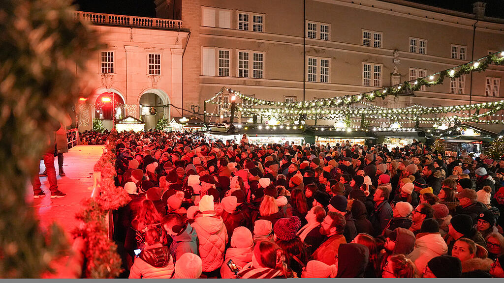 Der Krampuslauf am Christkindlmarkt