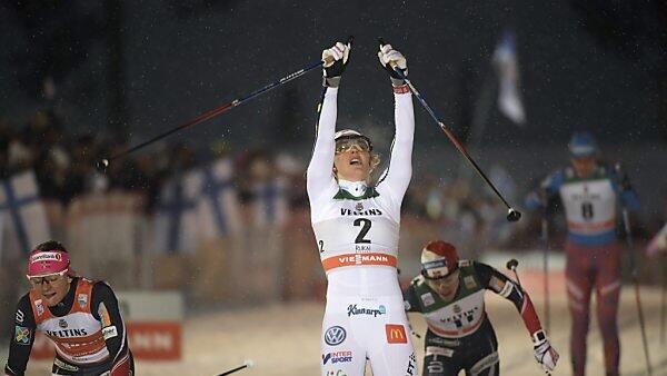 Stina Nilsson ist die erste Langlauf-Siegerin dieses Winters