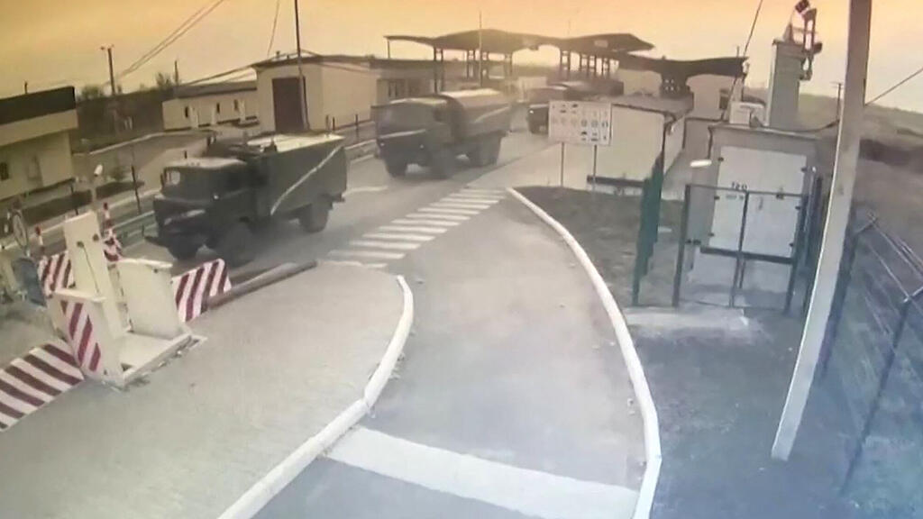 Krieg in Ukraine: Russischer Transport über Grenze