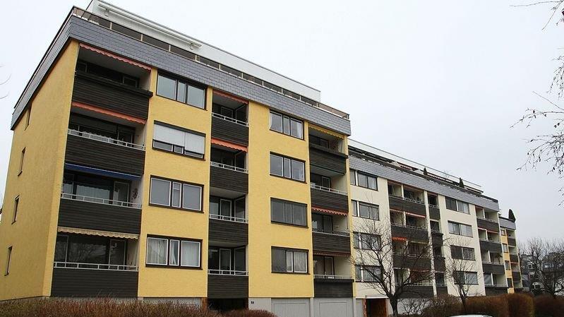 Der betroffene Wohnblock