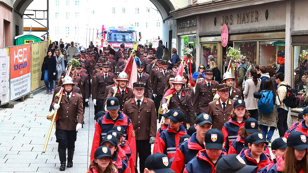 Florianifeier der Freiwilligen Feuerwehr der Stadt Salzburg 2025