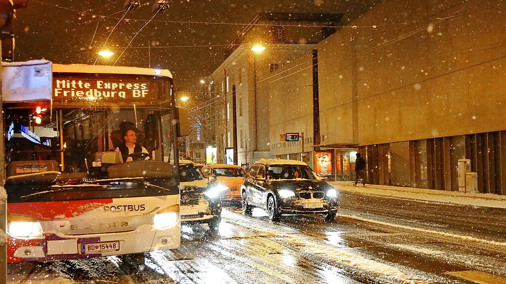 Schneechaos in Salzburg