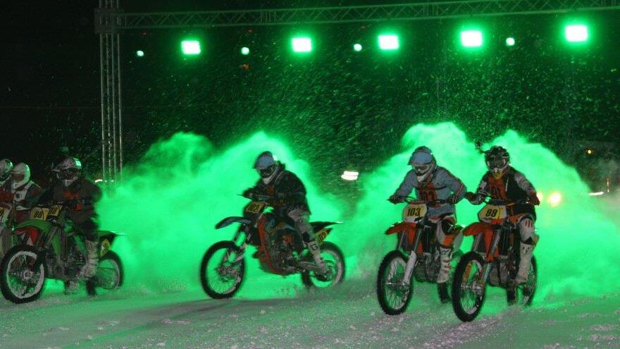 Snow Speedhill Race in Ried