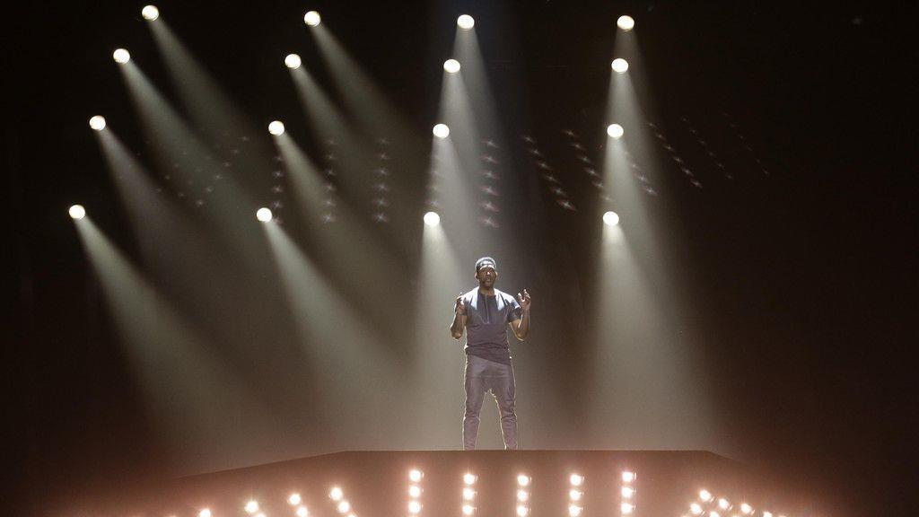 Cesar Sampson beim ESC