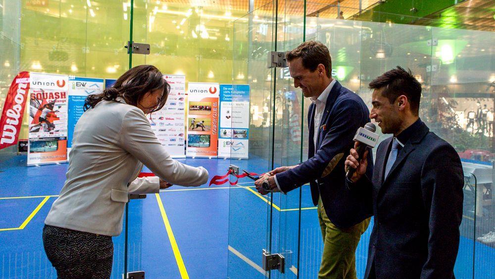 Auftakt zur Austrian Squash Challenge im Europark 2016