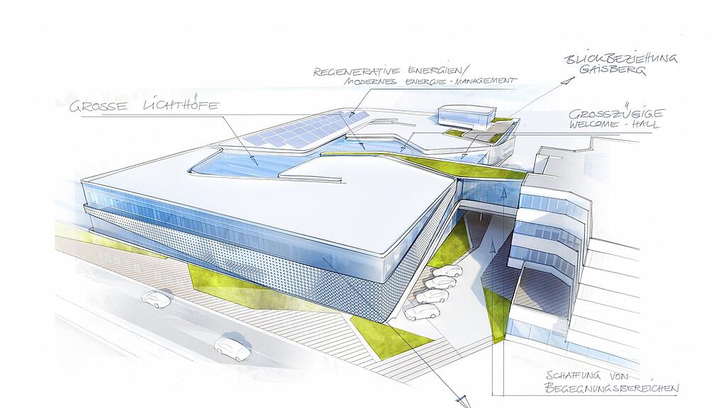Das neue Gebäude soll allen Mitarbeitern in Salzburg Platz bieten.