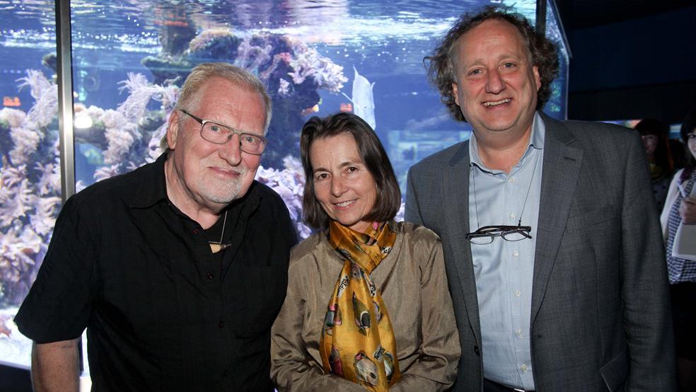 Von links: Reptilienzoo-Leiter Günter Prem, Aquarium-Leiterin Inge Illich, Leiter des Haus der Natur Robert Wilding