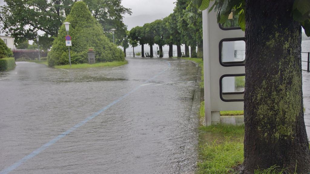 Hochwasser in Gmunden