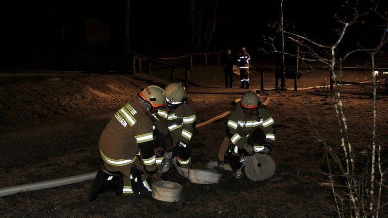 Dachstuhlbrand in Großgmain