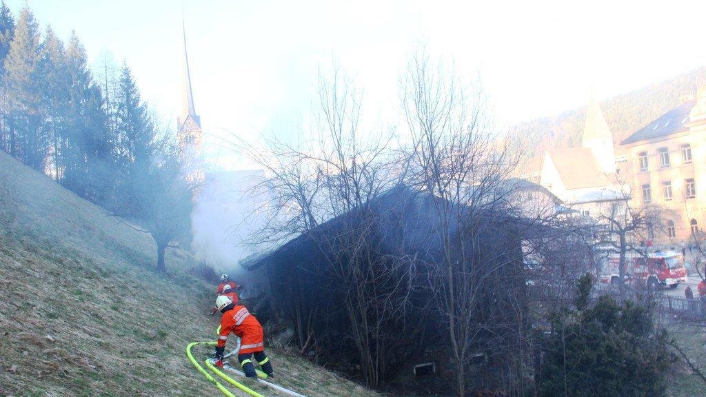 Feuerwehr verhindert Vollbrand