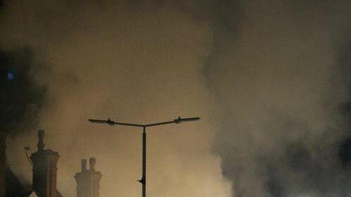 Haus explodiert in Leicester