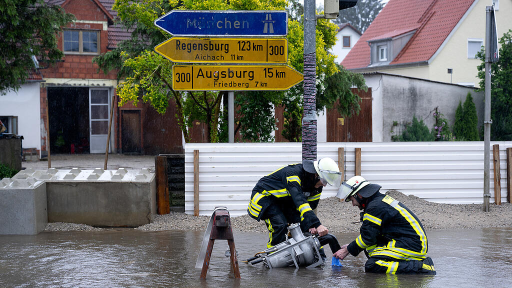 Überflutungen Deutschland nach Dauerregen