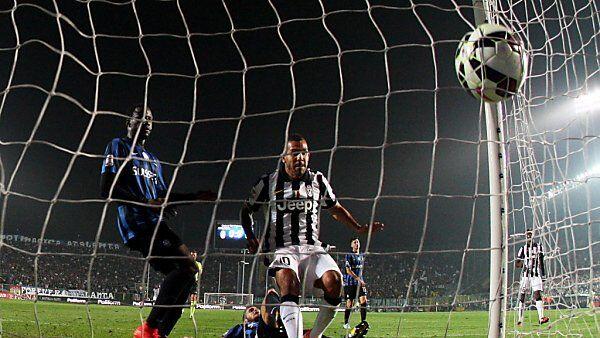 Juve-Stürmer trifft zum 1:0 in Bergamo