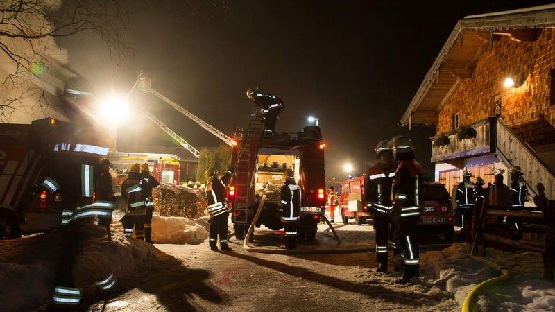 Wohnhaus in Brand