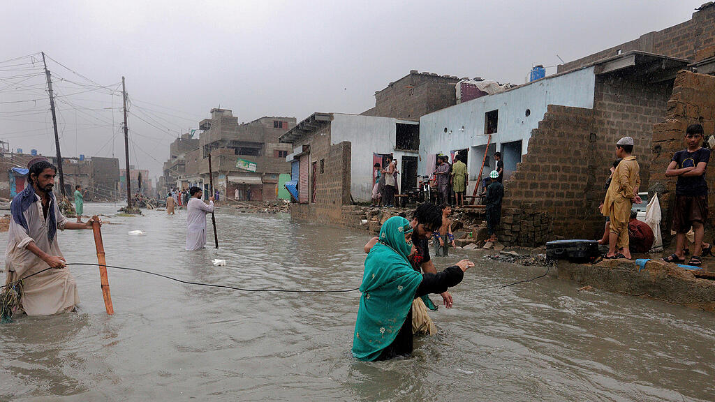 Pakistan, Überschwemmungen, Karatschi