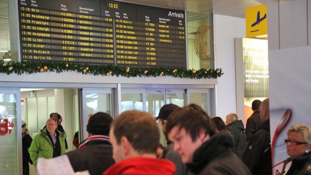 Hochbetrieb am Flughafen