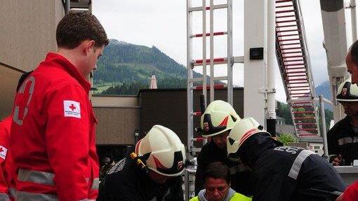 Brandübung in betreutem Wohnheim