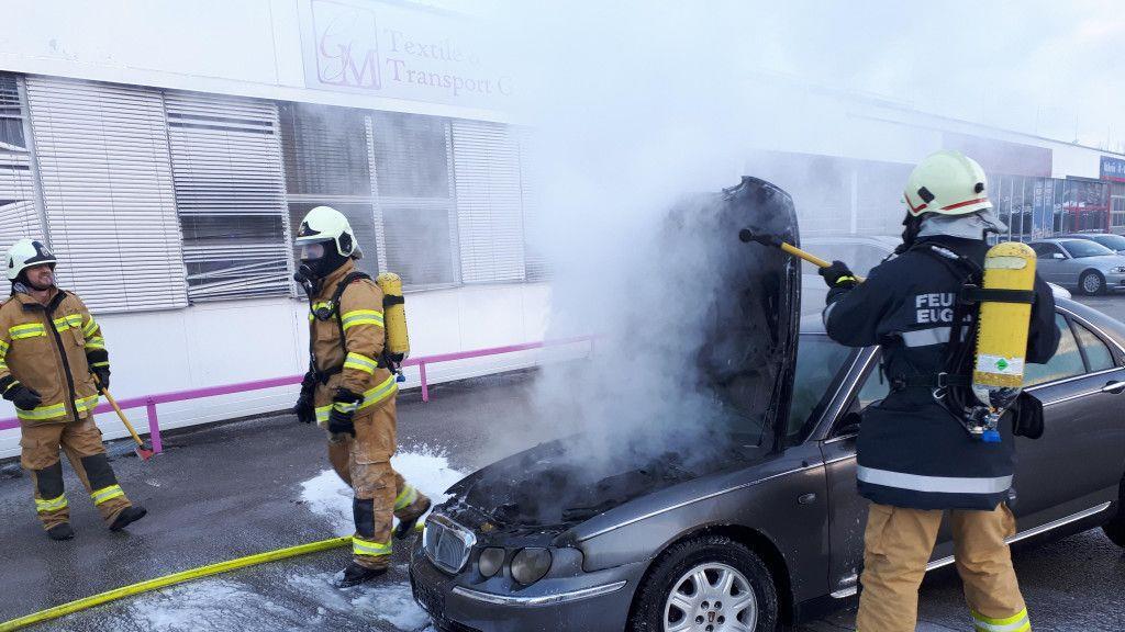 Pkw-Brand in Eugendorf