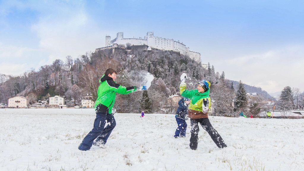 Schnee in Salzburg