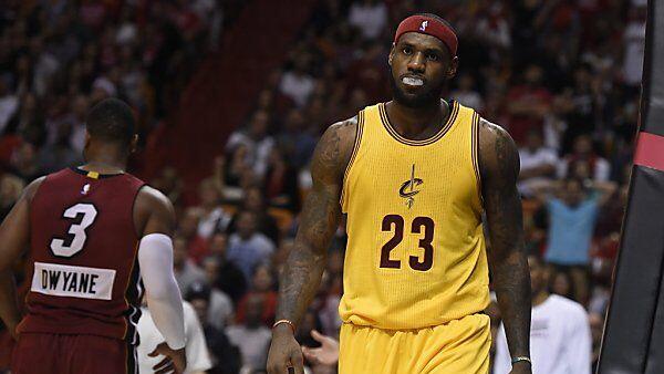 Kein Erfolgserlebnis für Clevelands LeBron James
