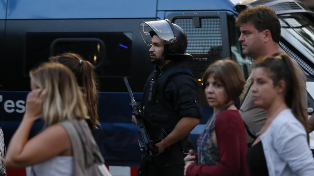 Terror in Barcelona: Bilder vom Abend