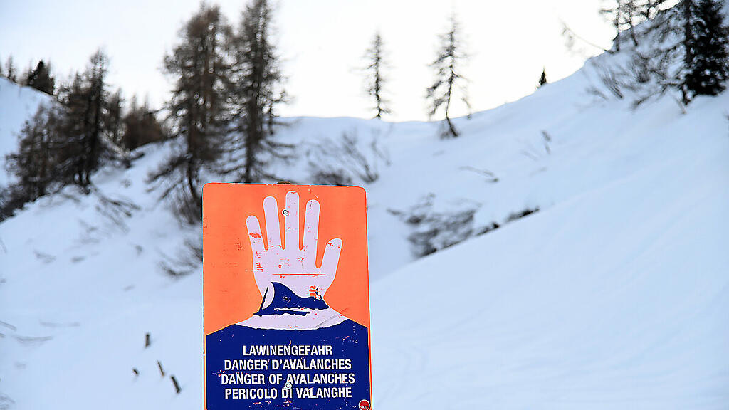 Die Lawine ging im freien Skiraum ab