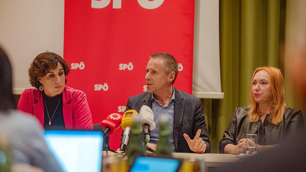 SPÖ PK mit Eder, Thöny und BRandauer