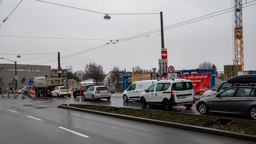 Stau Münchner Bundesstraße