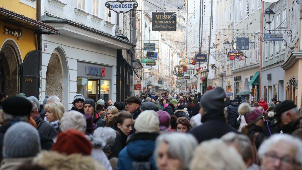 Einkaufssamstag in Salzburg