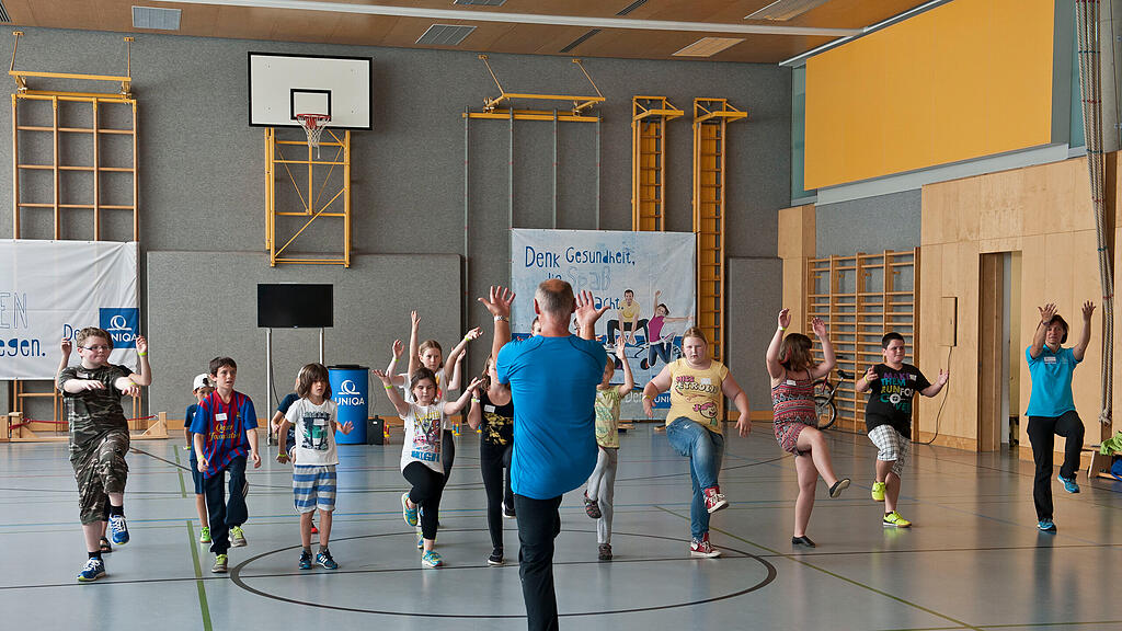 Schule, Kindergarten, Bewegung, Sport, Kind