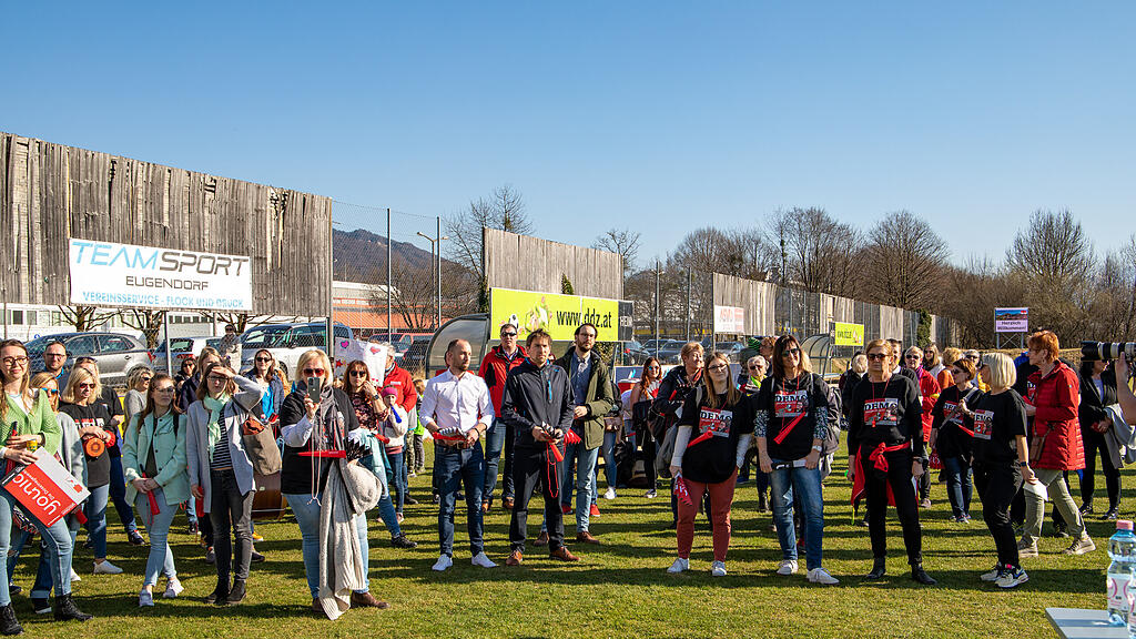Kindergartenpersonal streikt in Salzburg
