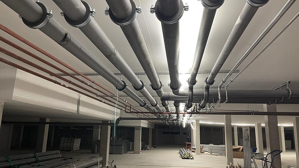Baustelle Landesdienstleistungszentrum