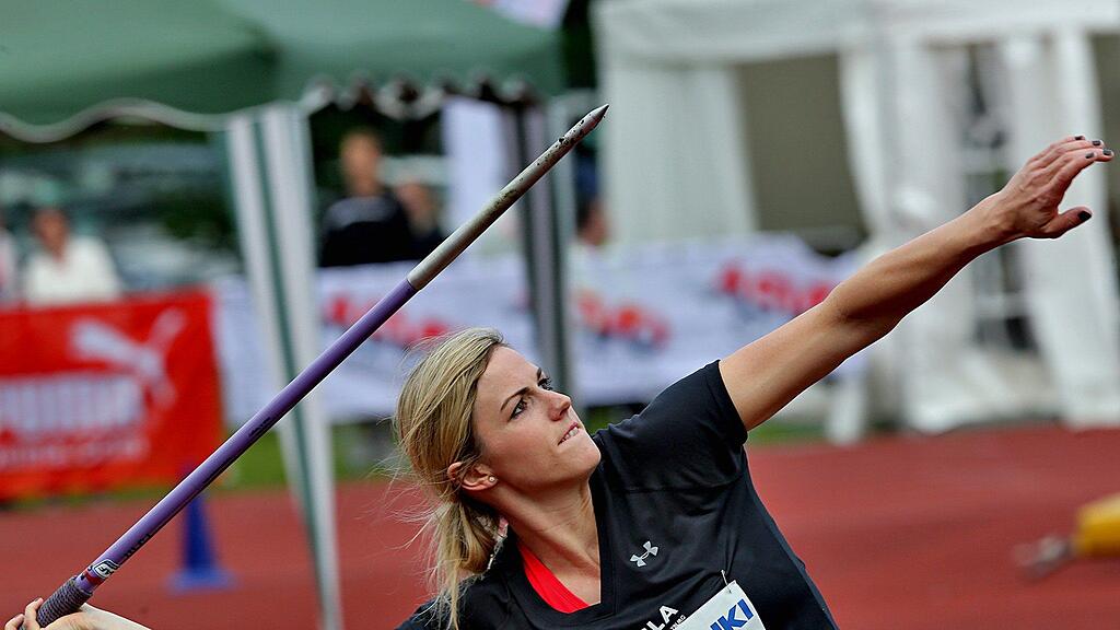 Andrea Lindenthaler gilt als Topfavoritin im Speerwurf.