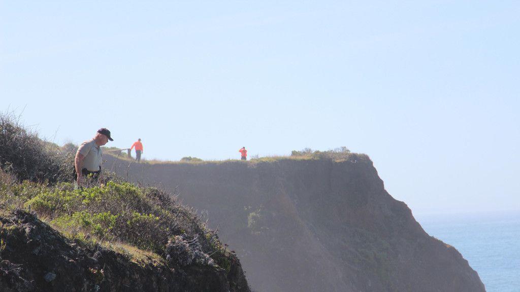 Klippensturz in Mendocino
