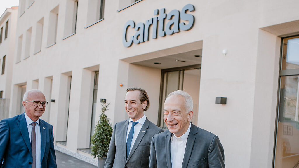 Eröffnung, Caritas-Zentrale