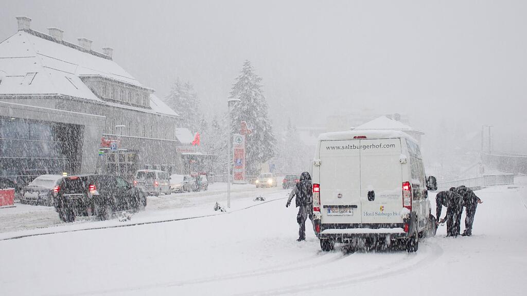 Schneef\u00e4lle in Bad Gastein