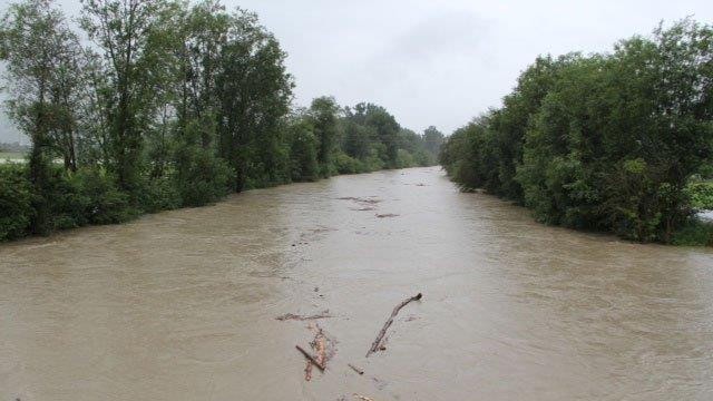 Hochwasser in Bruck und Mittersill