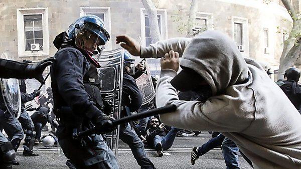 Demonstration eskalierte