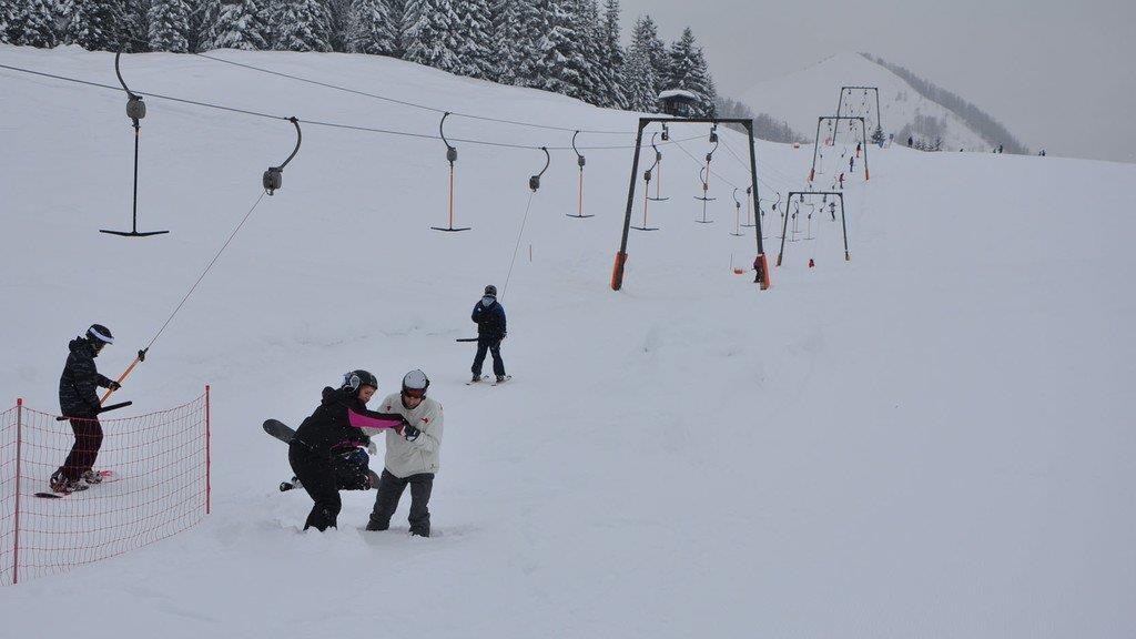 Skifahren auf der Postalm