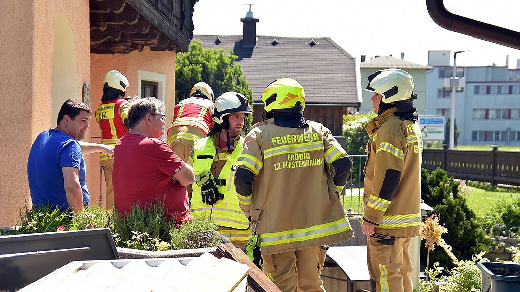 Gasflaschenbrand in Grödig