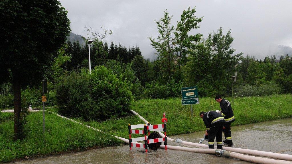 Hochwasserschutz in St. Johann