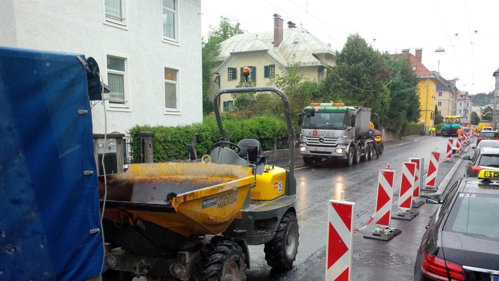 Baustellen-Chaos in Salzburg