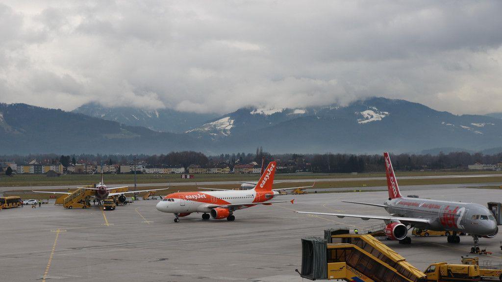 Hochbetrieb am Salzburger Flughafen