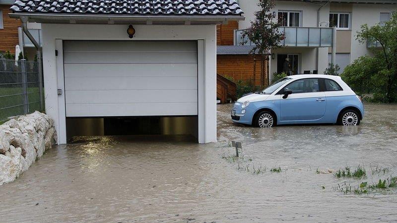 Hochwasser in Freilassing