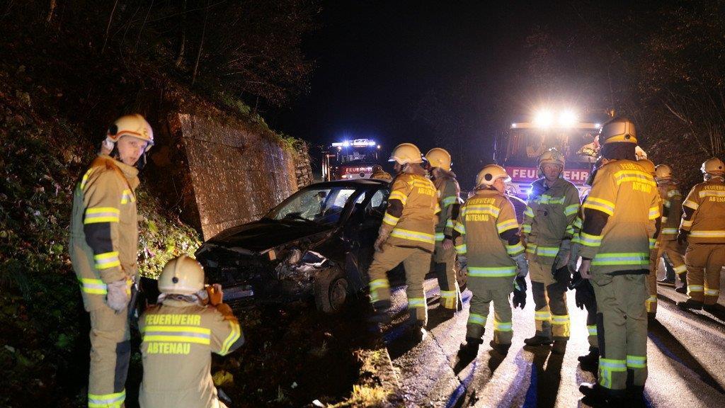 Frontalcrash in Abtenau