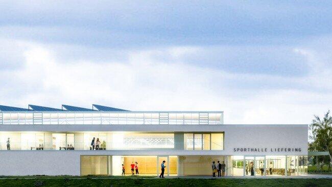 Die Sporthalle im Salzburger Stadtteil Liefering wird erst ab Dezember 2016 nutzbar sein.