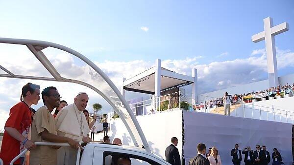 Papst Franziskus gründete spontan eine Fahrgemeinschaft